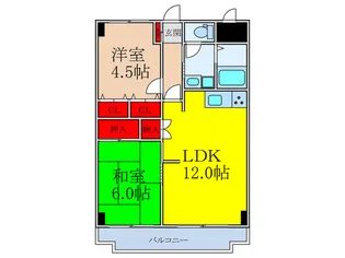 パ-シモンハイムの間取り