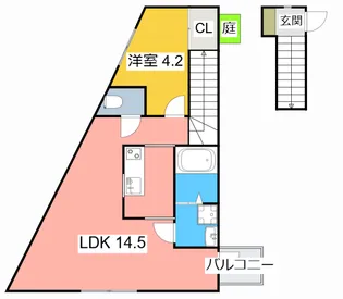 RadIAnce大府(レイディエンス大府)【1階】の間取り