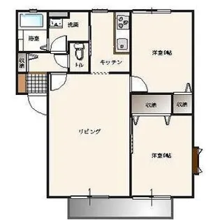 メゾンド・アランフェスA棟【1階】の間取り