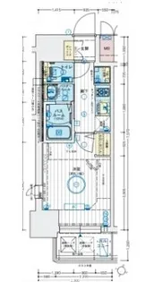 エステムコート広島横川本通り【10階】の間取り