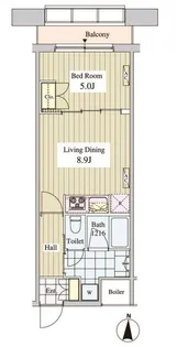 パトリス神保町【8階】の間取り