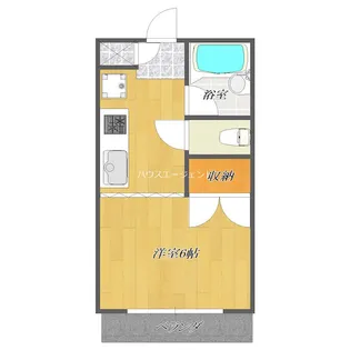 ピアフルールII【1階】の間取り