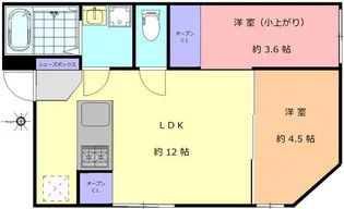 Recorrido Nakanoshinbashi【1階】の間取り