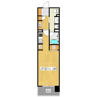 クロスレジデンス東十条【9階】の間取り