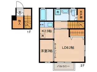 ラス フローレスの間取り