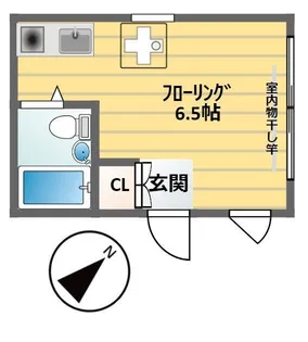 サザン南台【1階】の間取り