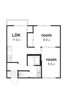 メゾンアンサンブル【2階】の間取り