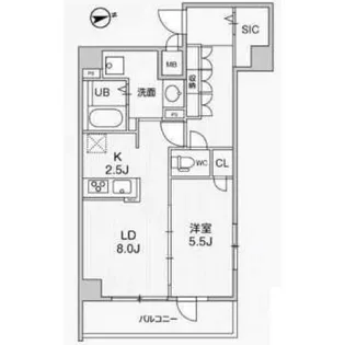 Alivis 中野【4階】の間取り