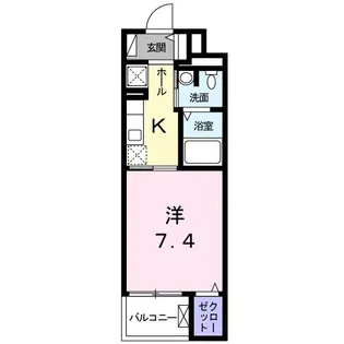 グラード【2階】の間取り