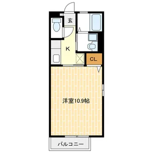 サンタモニカIII【1階】の間取り