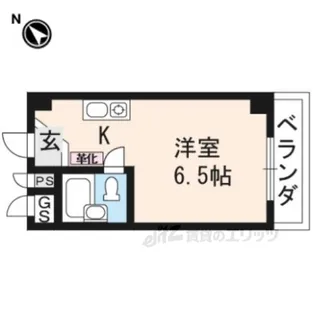グリーンマンション赤尾【2階】の間取り