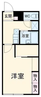 レオパレスアバンティ【2階】の間取り