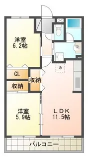 IBBIV【2階】の間取り