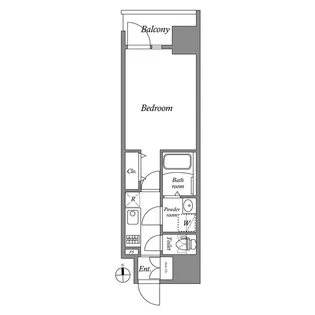 リテラス蒲田【2階】の間取り