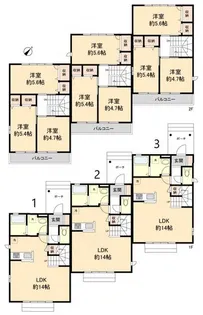 レトアパルクB【2階】の間取り
