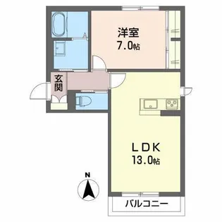 シャーメゾンリベイナ【2階】の間取り
