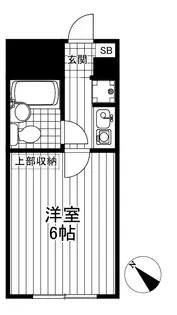 コスモ羽根木【4階】の間取り