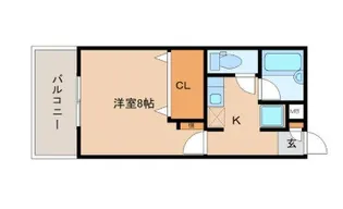 小島ビル【6階】の間取り