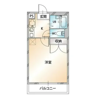 シャルマン港南台壱番館【2階】の間取り