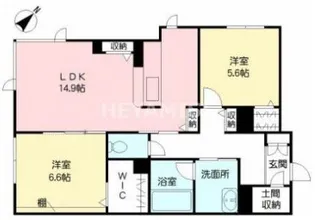 シャーメゾン レゼル【1階】の間取り