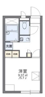 レオパレスマーレリリ【1階】の間取り