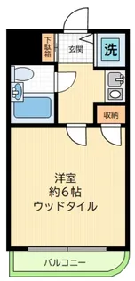 パークノヴァ松原【5階】の間取り