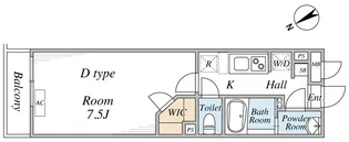 Avenir-S 西船橋【1階】の間取り