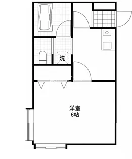 ウィング片淵【1階】の間取り