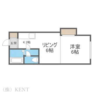 グレイス山の手【3階】の間取り