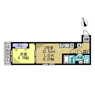 YSA薬園台【2階】の間取り