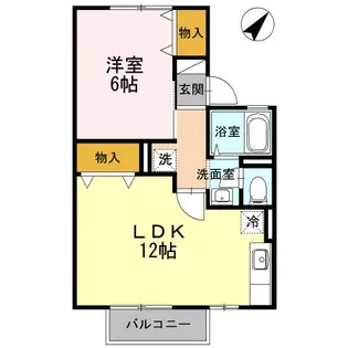 MKハイツ III棟【2階】の間取り