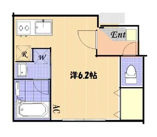 ベルクオーレ巣鴨【2階】の間取り