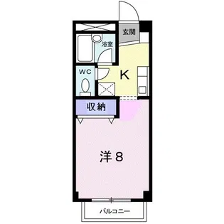 グリーンコート【2階】の間取り