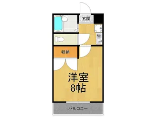 ピュア河原【1階】の間取り