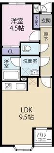 シティパル旭ヶ丘【2階】の間取り