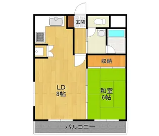 エーデルハイム船原【3階】の間取り