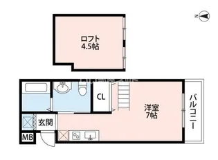 Giulia(ジュリア)須磨浦I【3階】の間取り