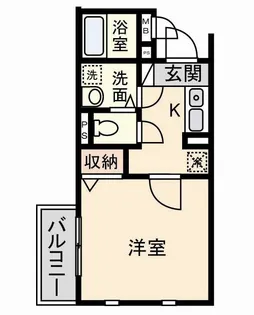 ヴェルドール立川【3階】の間取り