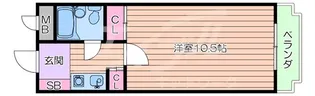 ボナール・ミソノ【2階】の間取り