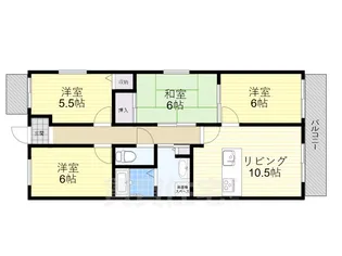 チェリーパークホームズ【5階】の間取り