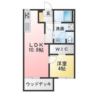 セフィラ加木屋【1階】の間取り