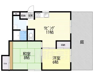 あいのマンション【1階】の間取り