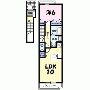 チェルシー【2階】の間取り