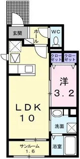ミルキーウェイ【1階】の間取り
