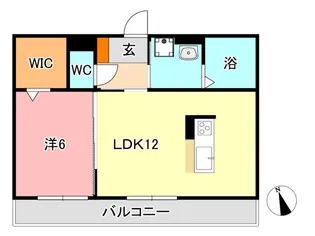 ブルーミア【3階】の間取り