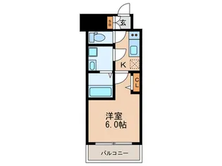 ファステート北大阪ラッセル【8階】の間取り