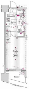 グランド・ガーラ横浜新子安【8階】の間取り