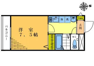 アルページュ【2階】の間取り
