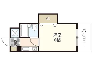 ダイアパレス比治山公園【9階】の間取り