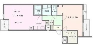 エクセルたちばな台【1階】の間取り